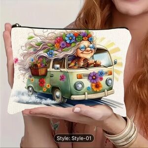 2 for $15 - Hippie Wild and Free Woman Maybe Divorced? Pouch